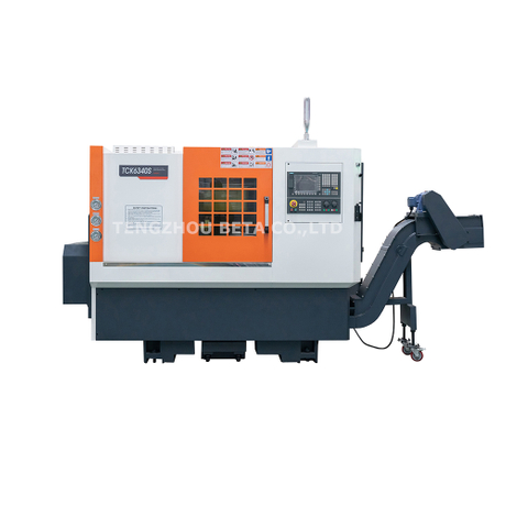 TCK6340S Small Metal Conversio Horizontalis CNC Lathe cum Bar Feder