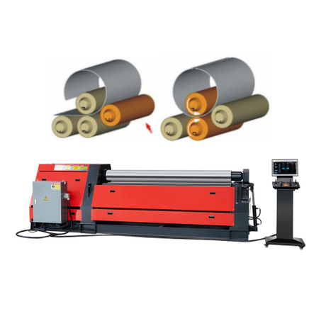 Industriell hydraulisk metall st&aring;lpl&aring;t 4 Roller Rolling Machine